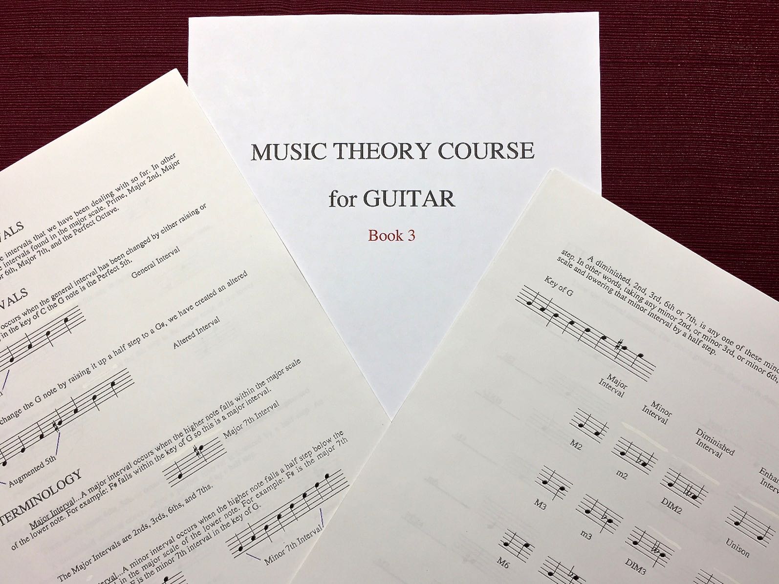 Theory Book 3. Music Theory Course For Guitar Players. Intervals